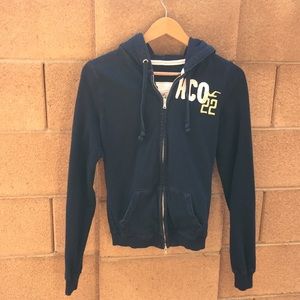 Hollister zip up hoodie sweater shirt XL fits S